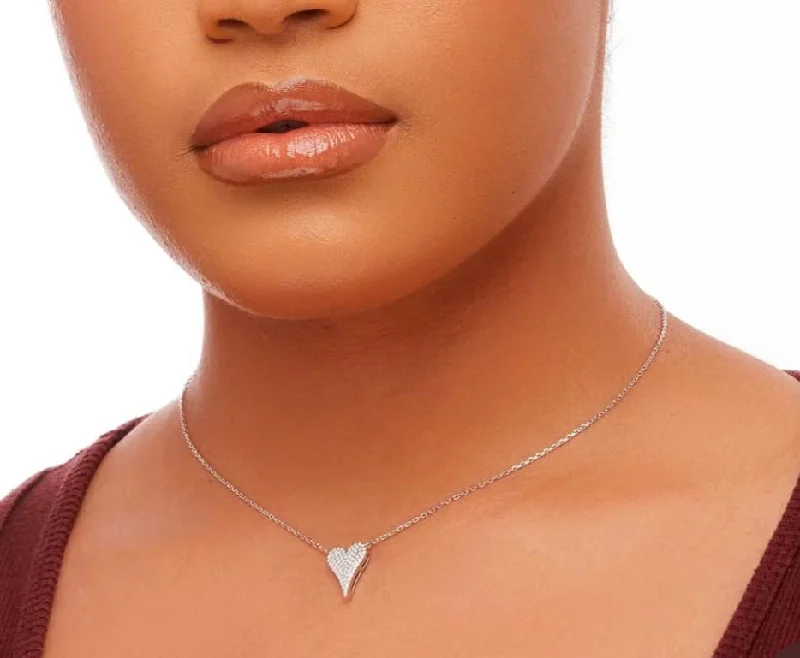 Necklaces and pendants with crescent moon designs for a celestial and mystical feel-Lev Moissanite Necklace in 925 Sterling Silver