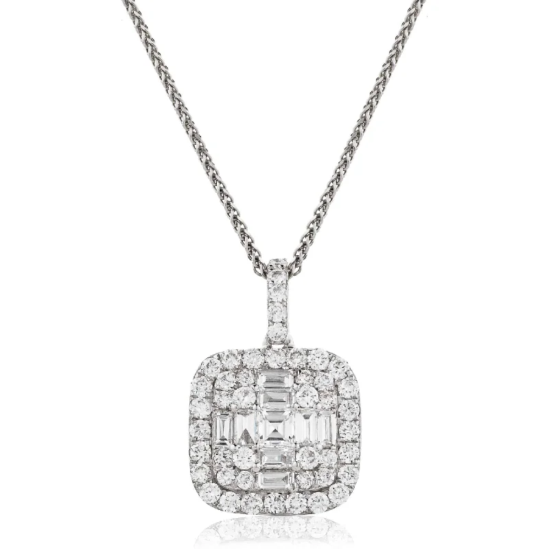 Necklaces and pendants with pearls for a classic and sophisticated touch-Diamond Cluster Pendant