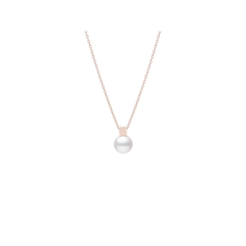 Best necklaces and pendants with crystal accents for a sparkling and elegant style-Mikimoto 18K White Gold Necklace with Akoya Pearl Pendant