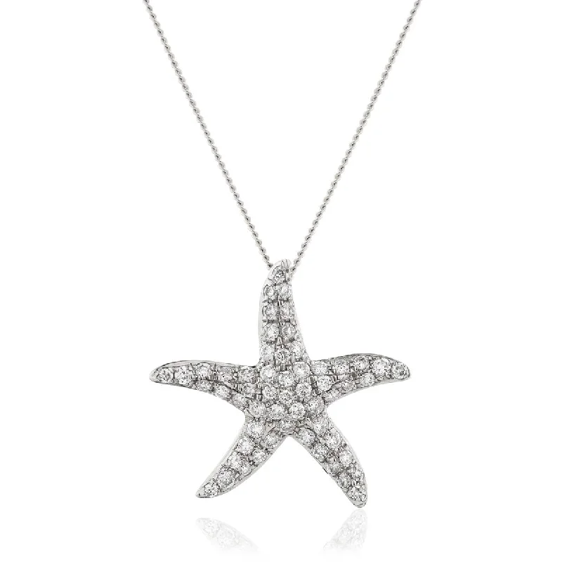 Elegant necklaces and pendants with gold chains for a chic, timeless appearance-Starfish Pendant