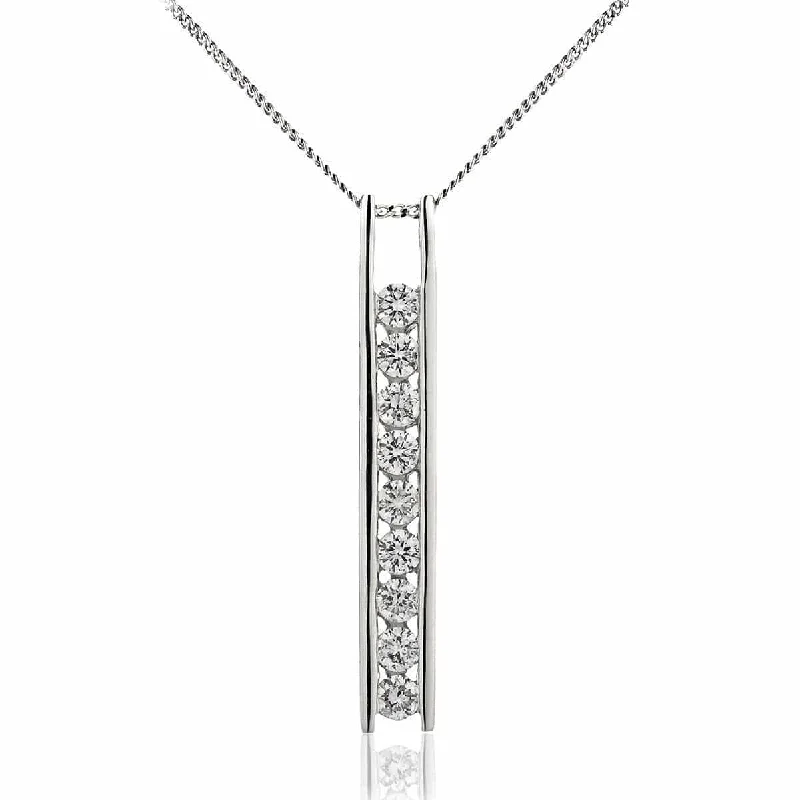 Best necklaces and pendants with adjustable chains for a customizable fit-Diamond Drop Pendant