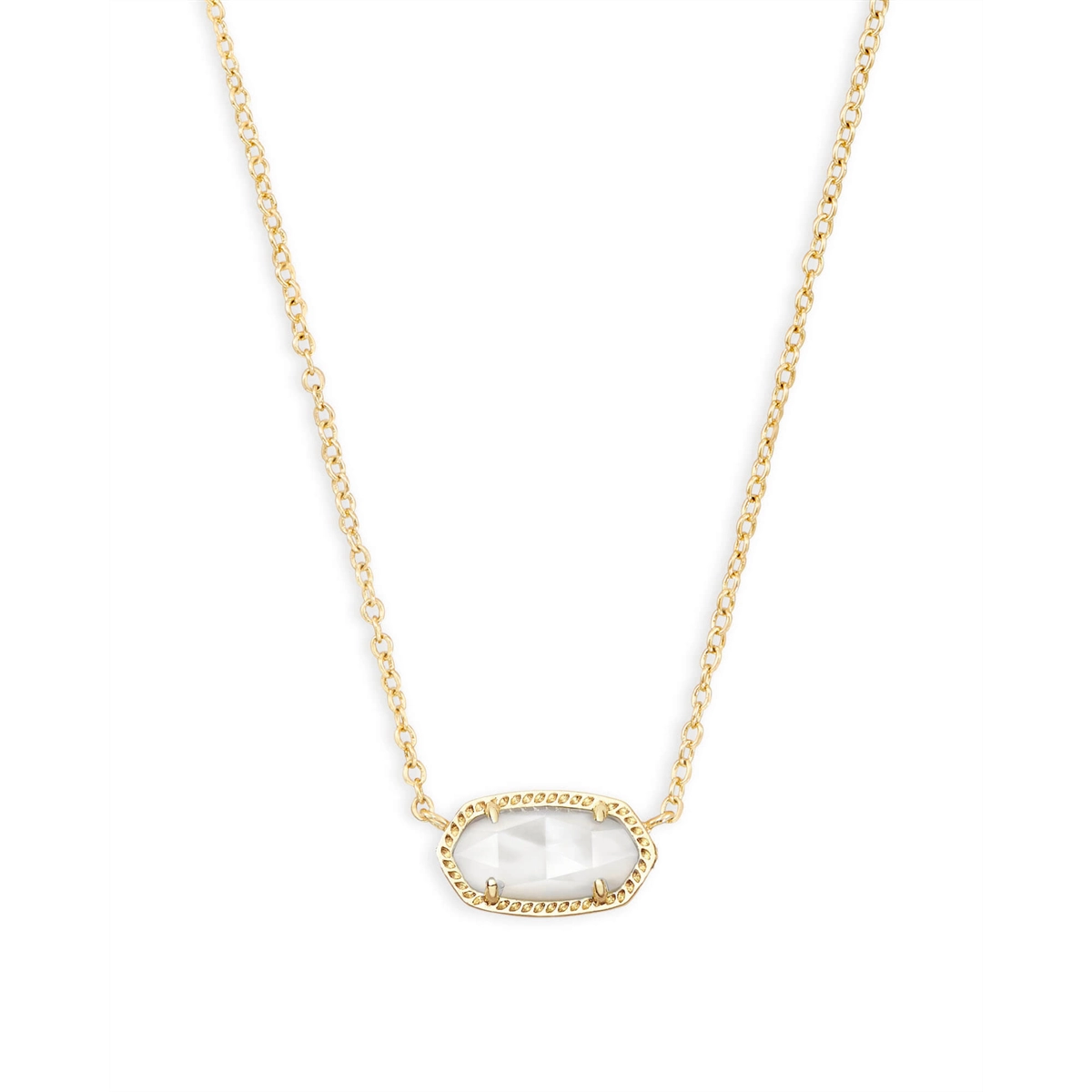 Best necklaces and pendants with minimalist pendants for a sleek, understated look-Kendra Scott Elisa Necklace with Ivory Mother of Pearl