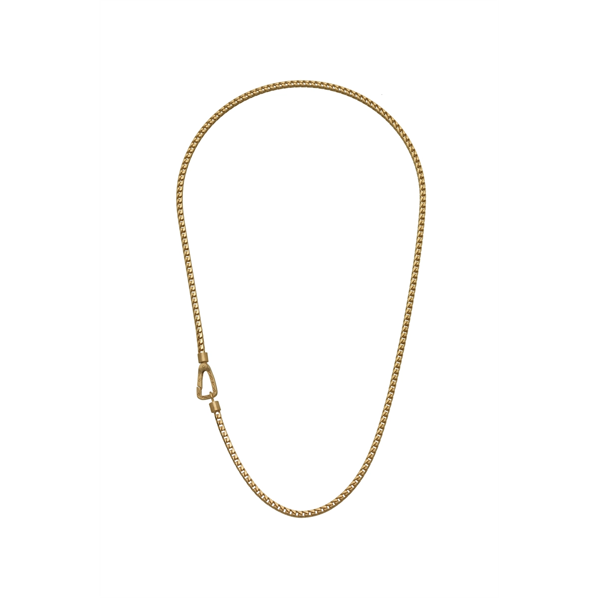 Elegant necklaces and pendants with gold chains for a chic, timeless appearance-Marco Dal Maso Ulysses Recycled Sterling Silver with 18K Yellow Gold Vermeil Matte Mesh Necklace