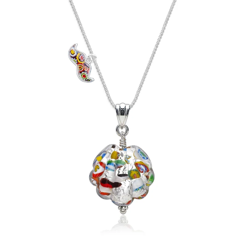 Personalized necklaces and pendants with name engravings for a custom touch-The Kiss Silver Shell Necklace