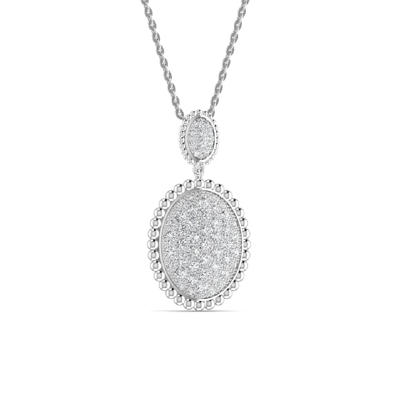 Best necklaces and pendants with intricate beadwork for a bohemian-inspired look-Meena Moissanite Necklace in 925 Sterling Silver