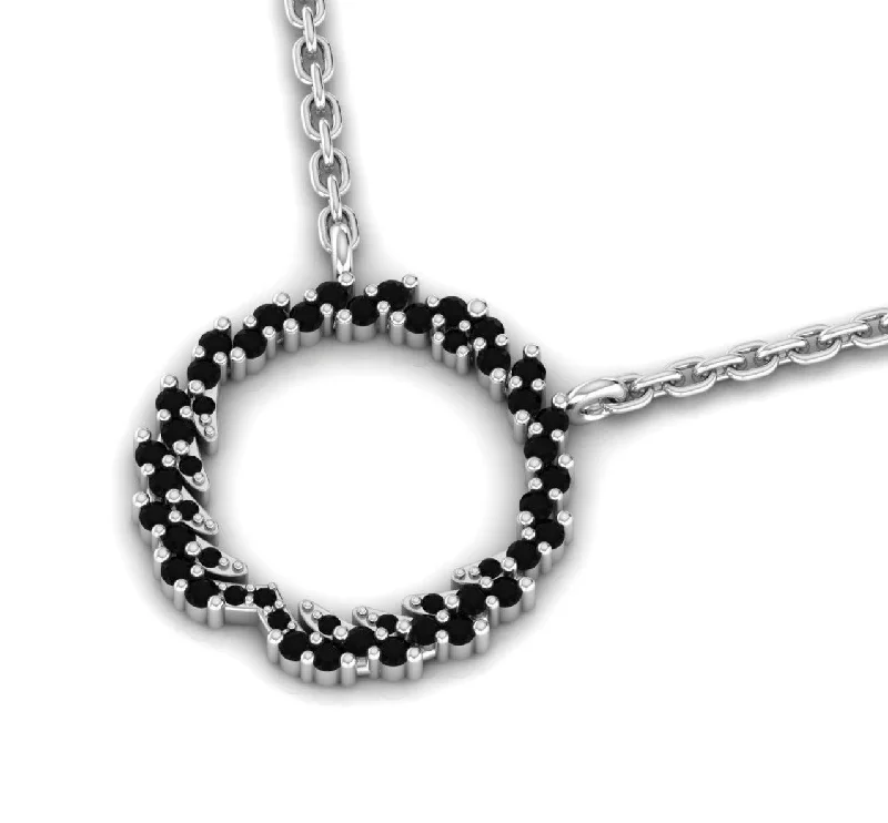 Trendy necklaces and pendants with statement pieces for a bold fashion statement-BOZ Forever CZ Necklace In 925 Sterling Silver