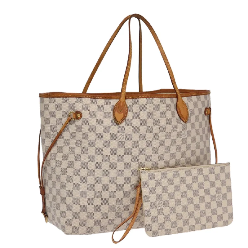 Handle bags with elegant gold-tone hardware -Louis Vuitton Neverfull Gm  Canvas Tote Bag (Pre-Owned)