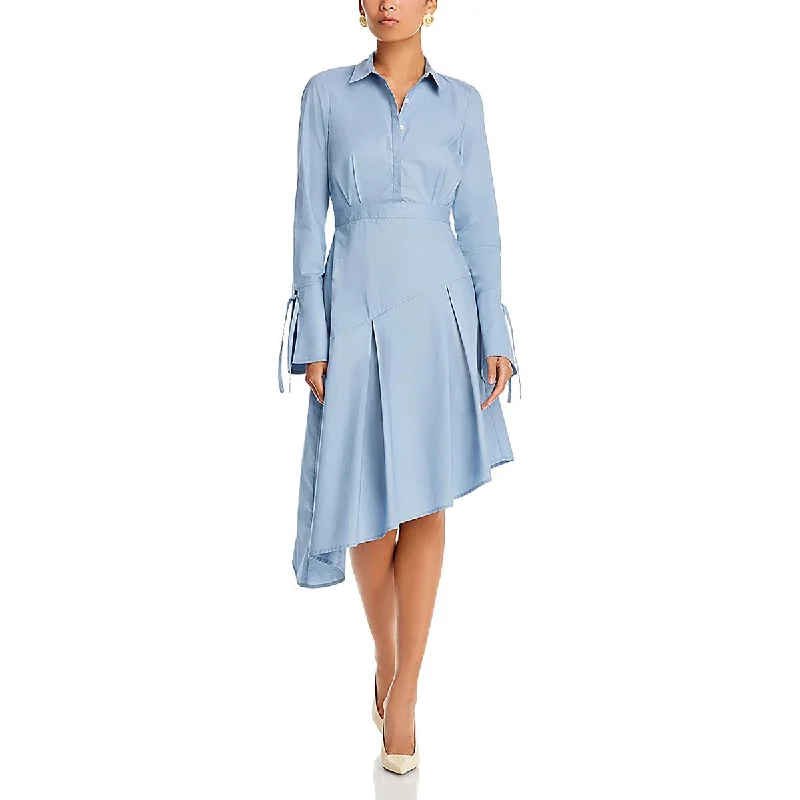 Contemporary Dresses for Fashion -Derek Lam 10 Crosby Womens Maddison Collar Long Shirtdress