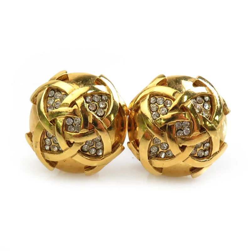 Drop Earrings for Everyday Glamour -Chanel   Metal Clip Earrings (Pre-Owned)