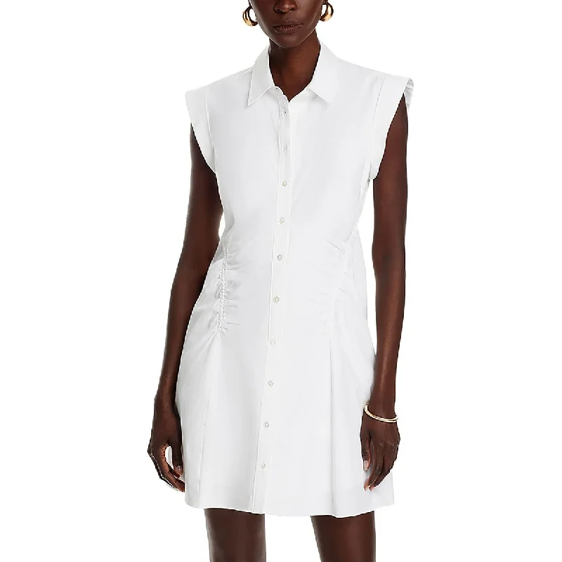 Anniversary Dresses for Special -Veronica Beard Womens Button Down Collar Shirtdress