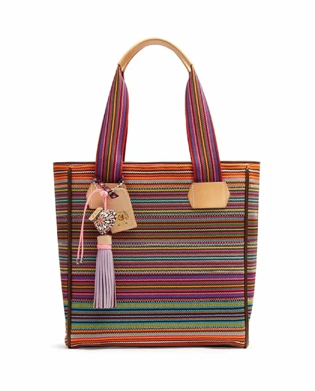 Handle bags with elegant gold-tone hardware -Ale Classic Tote In Striped