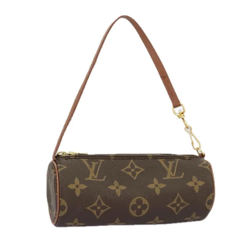 Small handle bags perfect for quick trips -Louis Vuitton Mini Baby Papillon  Canvas Clutch Bag (Pre-Owned)