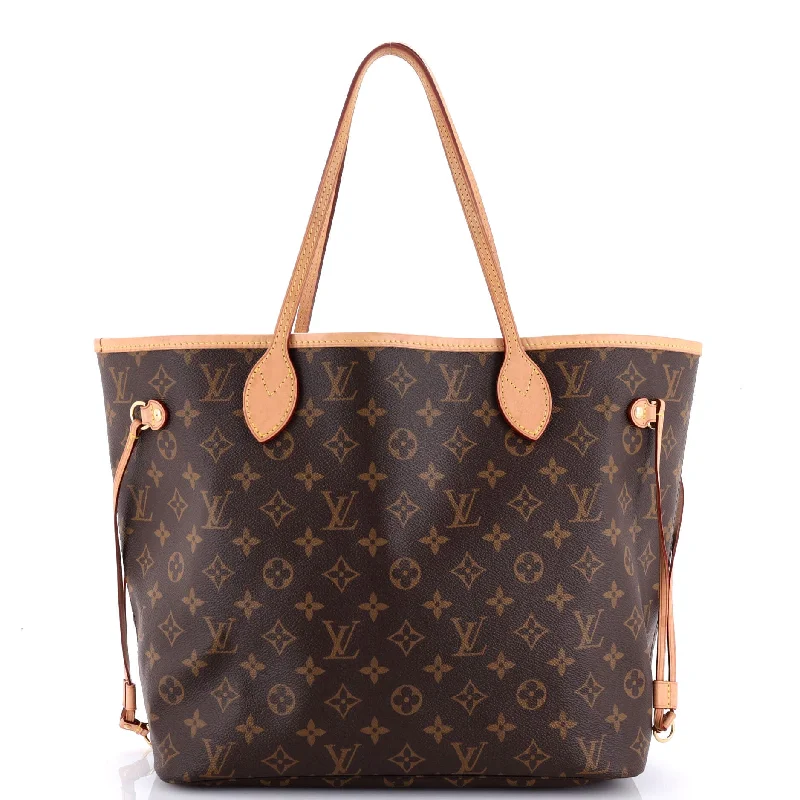 Handle bags with reinforced stitching for durability -Neverfull NM Tote Monogram Canvas MM