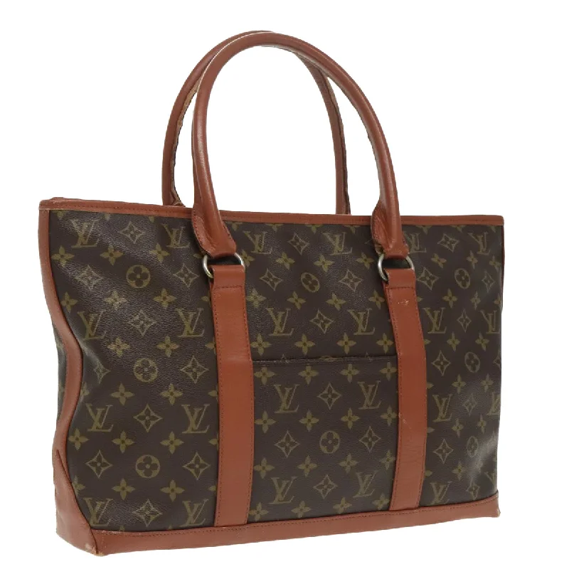 Handle bags with subtle embroidery for detail -Louis Vuitton Sac Weekend  Canvas Shopper Bag (Pre-Owned)