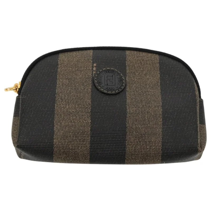 Handle bags with thick handles for support -Fendi  Canvas Clutch Bag (Pre-Owned)