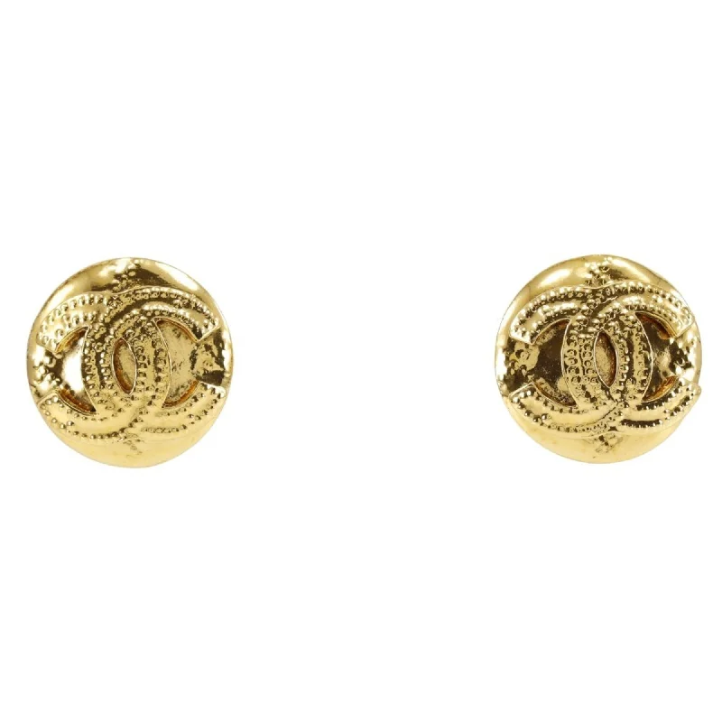 Drop Earrings for Graduation Day -Chanel  Plating Clip Earrings (Pre-Owned)