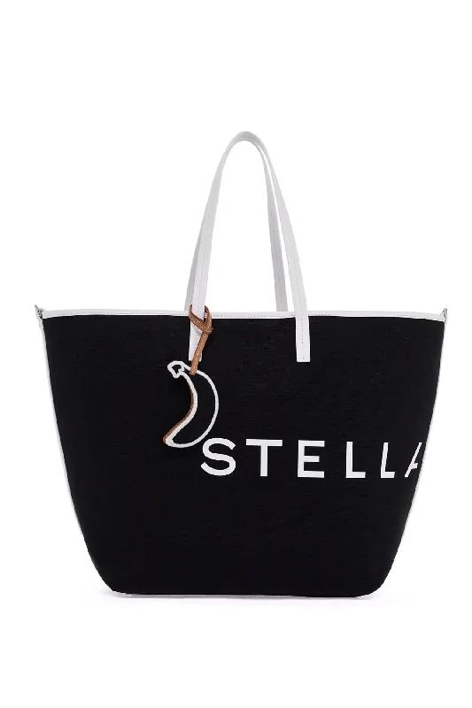 Handle bags with abstract art for uniqueness -Stella Mccartney Bananatex Tote