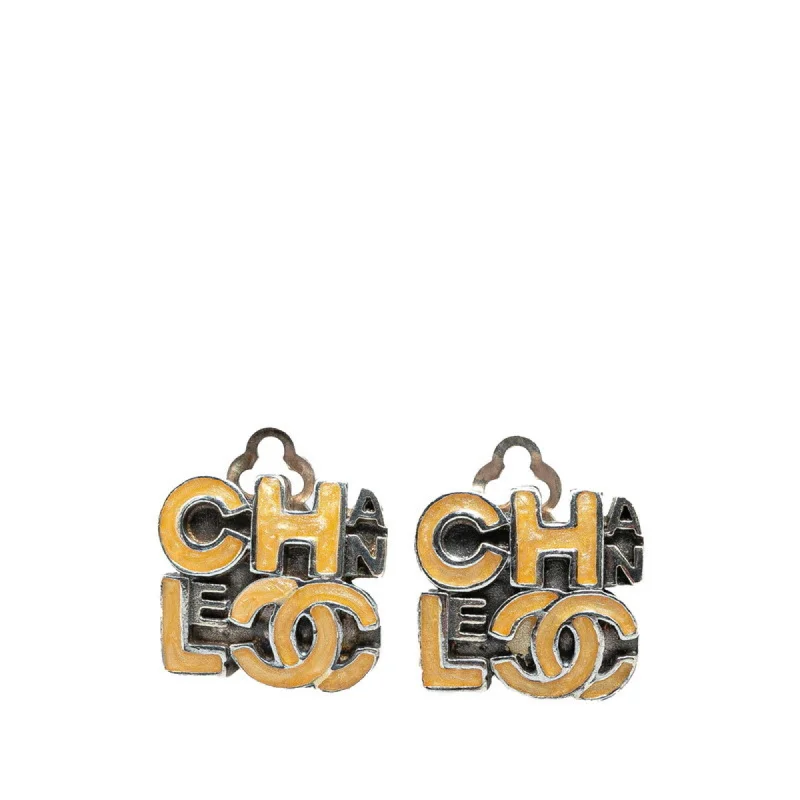 Diamond Drop Earrings for Luxury -Chanel   Metal Clip Earrings (Pre-Owned)