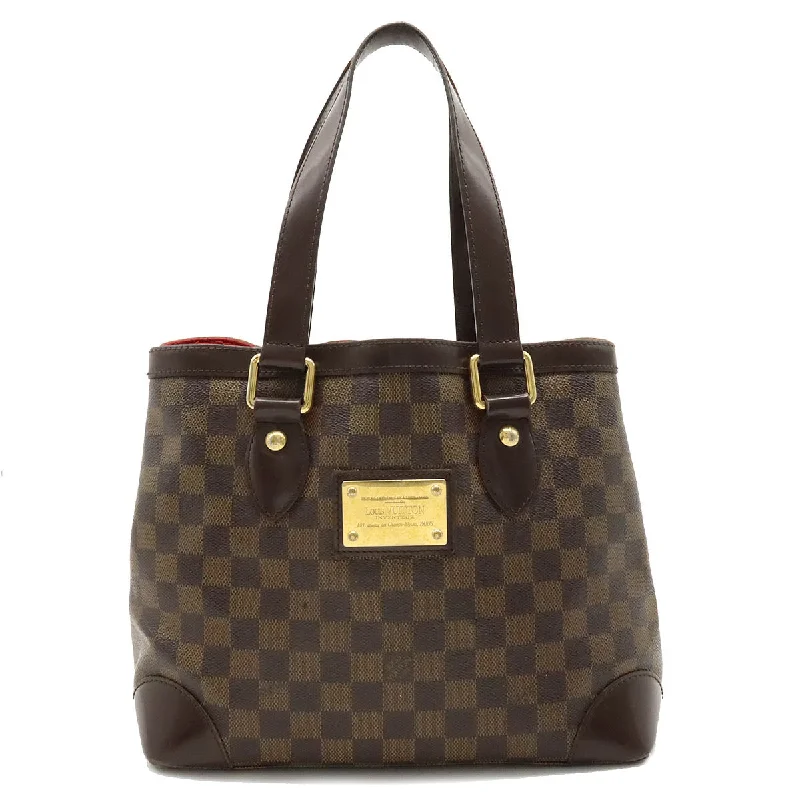 Handle bags with denim fabric for casual -Louis Vuitton Damier Hampstead PM Tote Bag