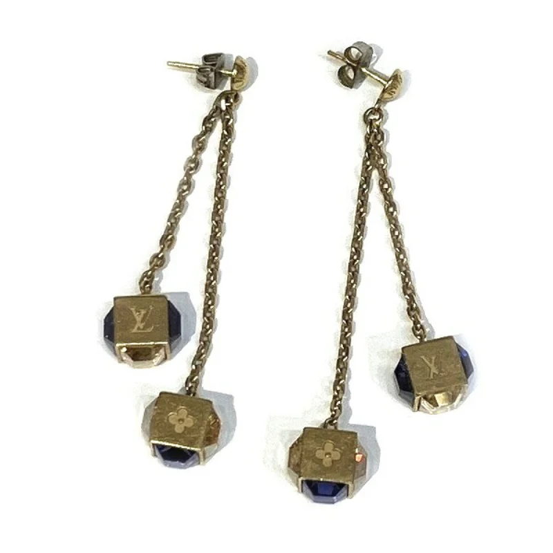 Long Drop Earrings for Dramatic -Louis Vuitton  Plating Drop Earrings (Pre-Owned)