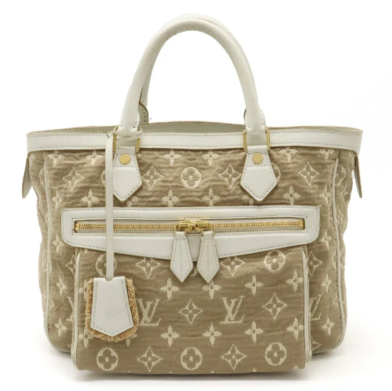 Handle bags with monogram designs for personalization -Louis Vuitton Monogram Sabia Cabas MM Tote Bag