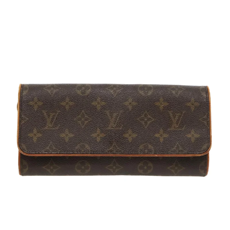 Handle bags with bold logos for branding -Louis Vuitton Pochette Twin  Canvas Clutch Bag (Pre-Owned)