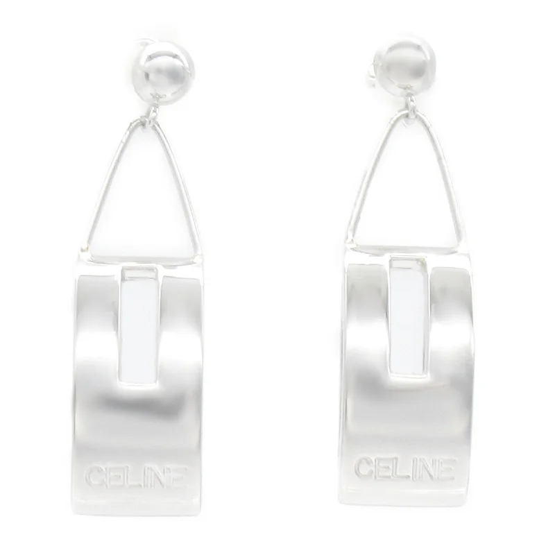 Drop Earrings for Mother's Day -Celine Platinum 950 Drop Earrings (Pre-Owned)