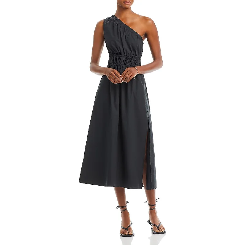 Gray Dresses for Subtle -Rails Womens Selani Slit Cotton Maxi Dress