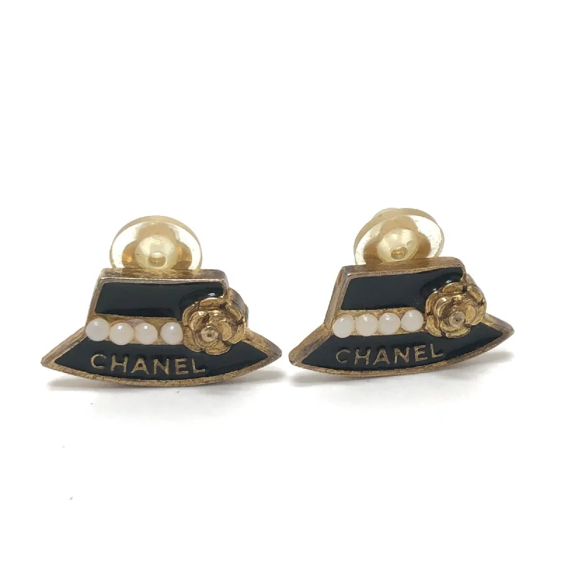 Drop Earrings for Prom Night -Chanel   Plated Clip Earrings (Pre-Owned)