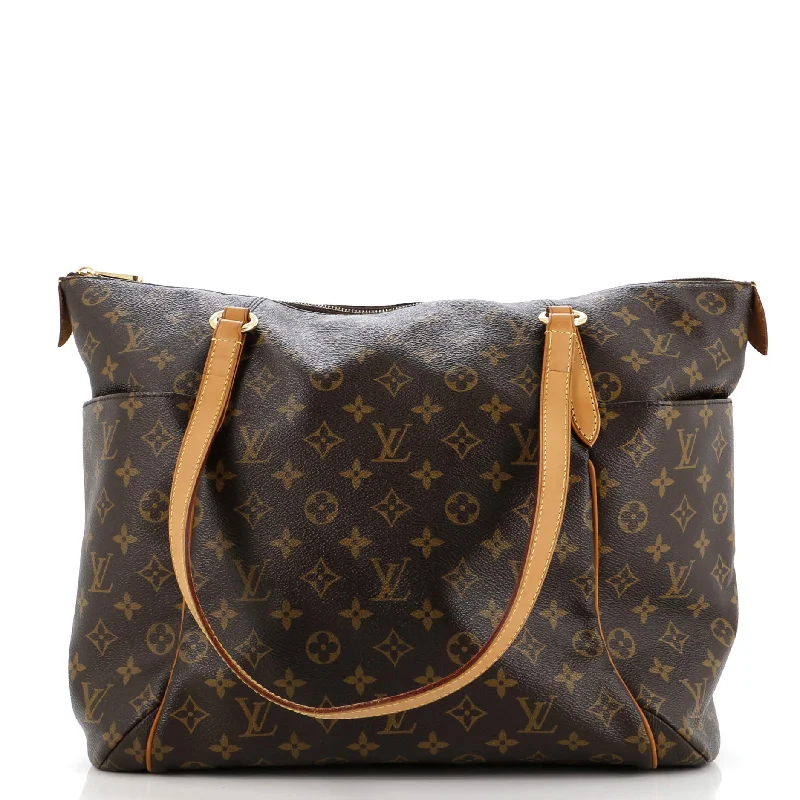 Handle bags with bold checks for trend -Totally Handbag Monogram Canvas GM