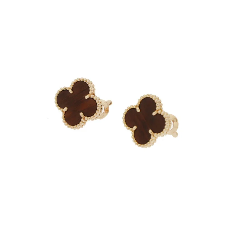 Punk Drop Earrings with Spikes -Van Cleef & Arpels Alhambra   (18K) Clip Earrings (Pre-Owned)