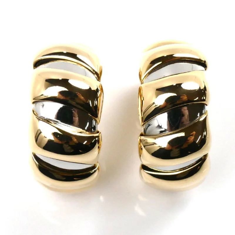 Adjustable Drop Earrings for Custom Fit -Bvlgari Stainless Steel yellow  (18K) Clip Earrings (Pre-Owned)