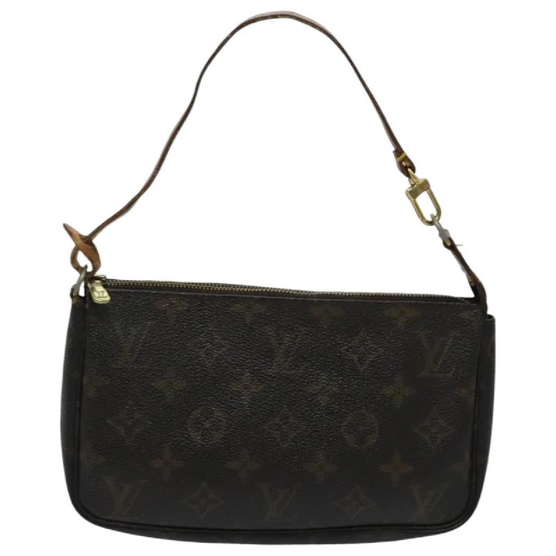 Small handle bags perfect for quick trips -Louis Vuitton Pochette Accessoire  Canvas Clutch Bag (Pre-Owned)