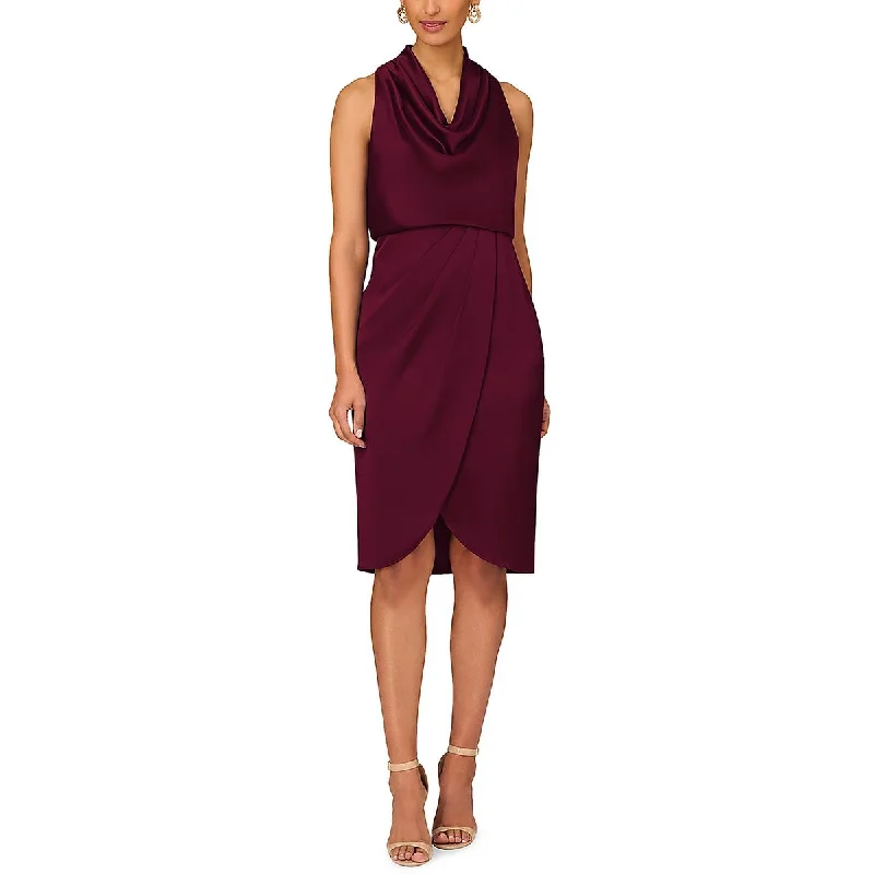 Bohemian Dresses with Tassels -Aidan Mattox Womens Knee-Length D Cocktail And Party Dress