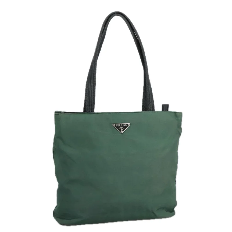 Foldable handle bags for easy storage convenience -Prada Tessuto  Synthetic Tote Bag (Pre-Owned)