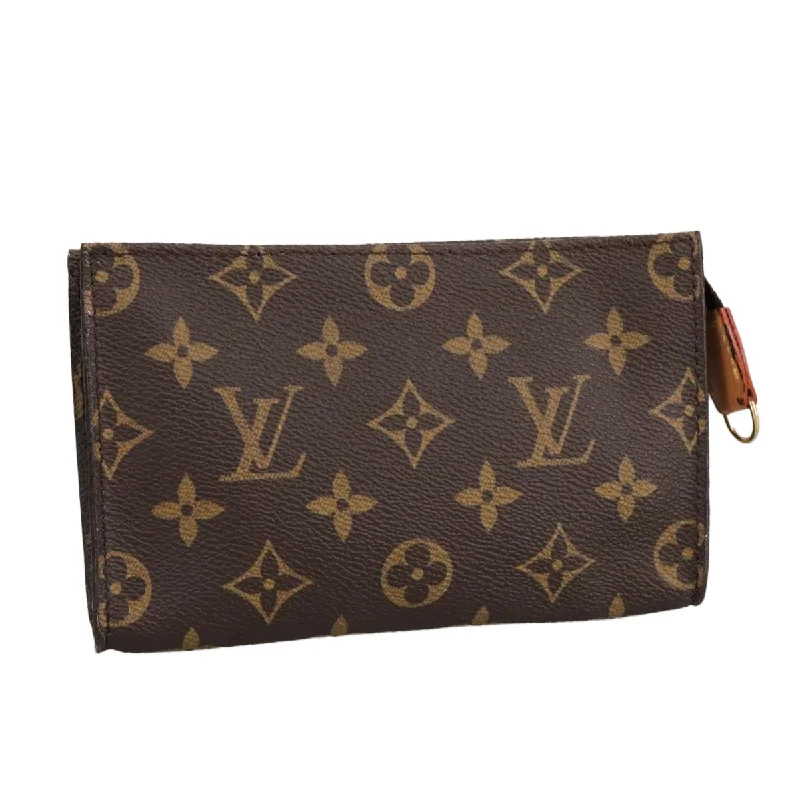 Handle bags with eco-friendly bamboo handles -Louis Vuitton Poche Toilette  Canvas Clutch Bag (Pre-Owned)