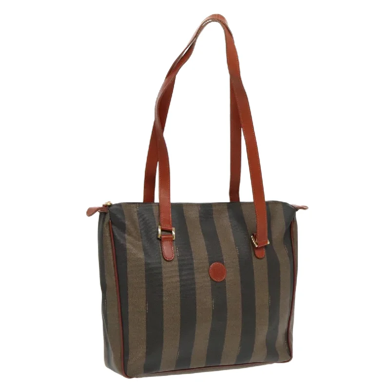 Handle bags with sleek black for elegance -Fendi  Canvas Tote Bag (Pre-Owned)