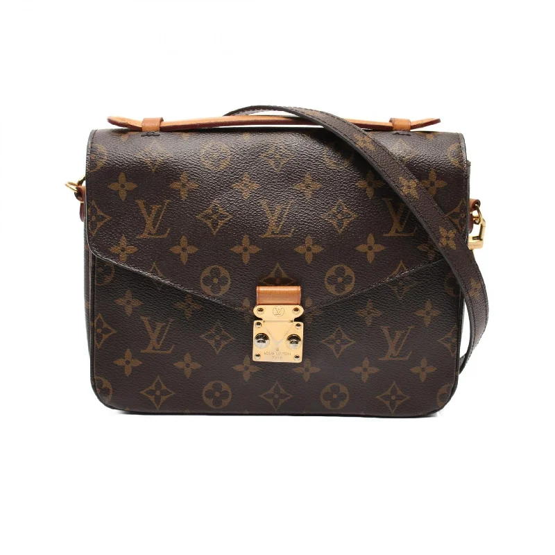 Handle bags with spacious interiors for storage -Louis Vuitton Pochette Metis MM Monogram Handbag