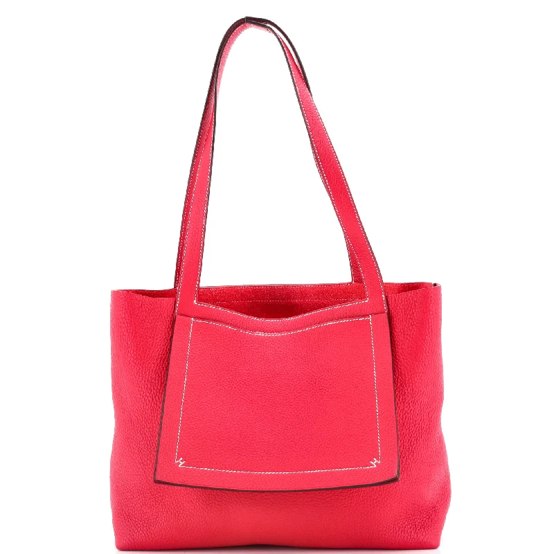 Handle bags with soft velvet for luxury -Cabasellier Tote Clemence 31