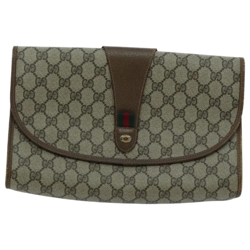 Handle bags with bright neons for visibility -Gucci  Canvas Clutch Bag (Pre-Owned)