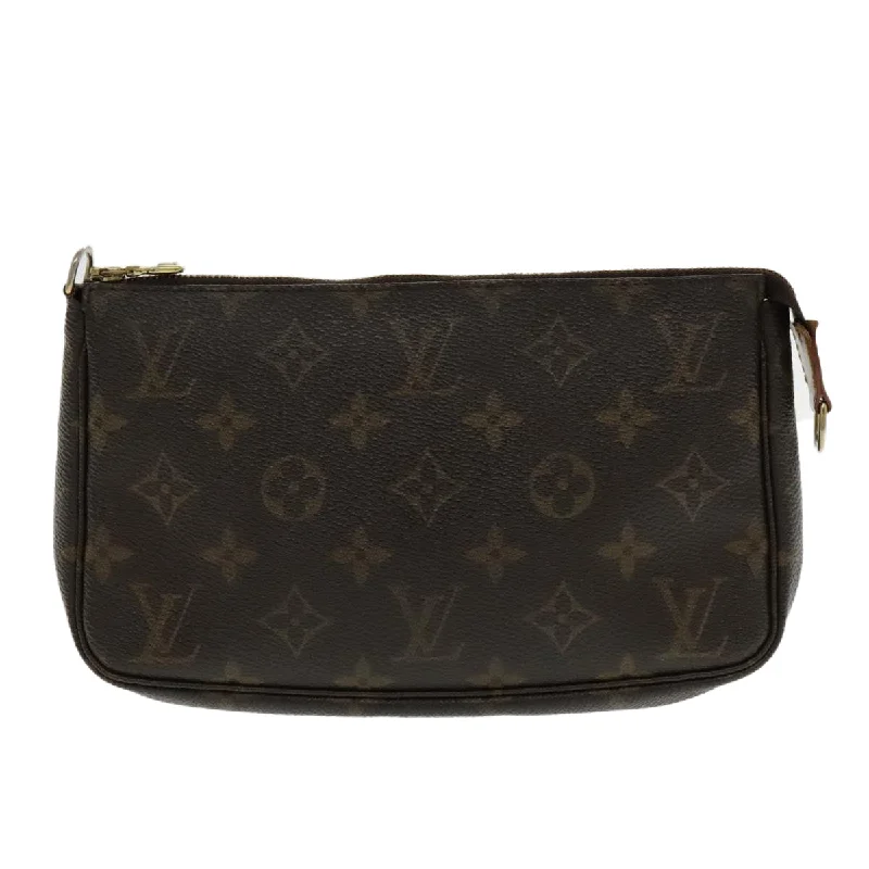 Handle bags with tropical prints for summer -Louis Vuitton Pochette Accessoire  Canvas Clutch Bag (Pre-Owned)