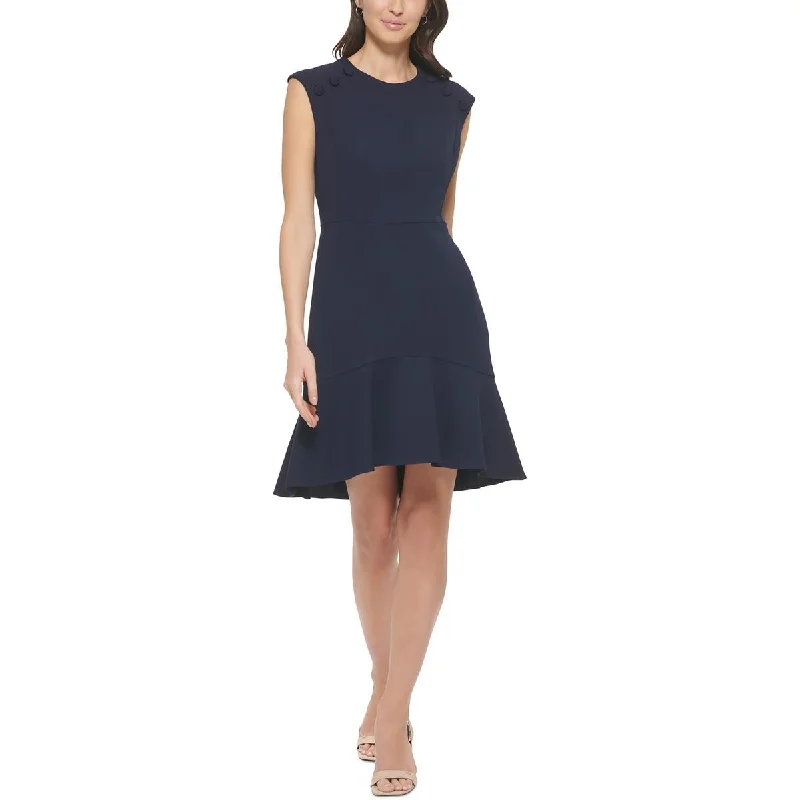 Casual Dresses for Everyday -Calvin Klein Womens Work Knee-Length Wear To Work Dress