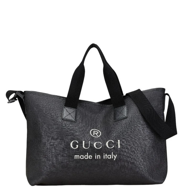 Handle bags with soft velvet for luxury -Gucci 2WAY Handbag Shoulder Bag PVC Leather