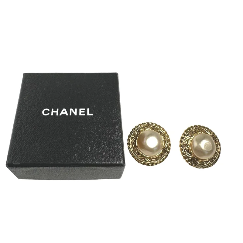 Drop Earrings with Star Motifs -Chanel   Plating Clip Earrings (Pre-Owned)