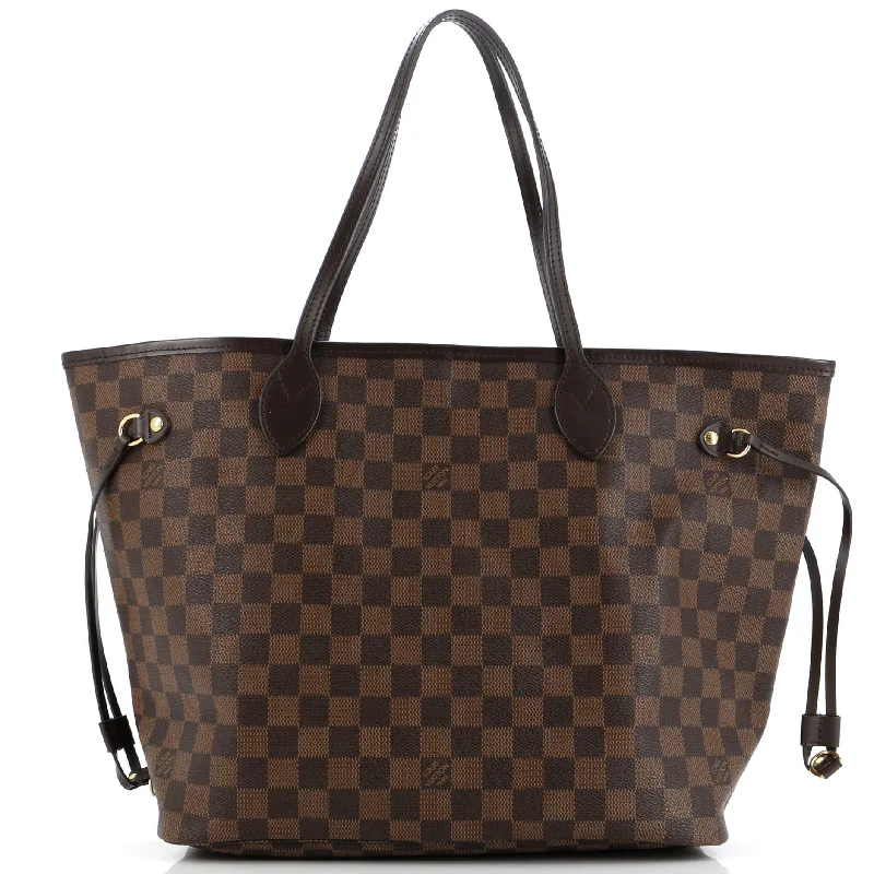 Handle bags with polka dots for fun -Neverfull NM Tote Damier MM