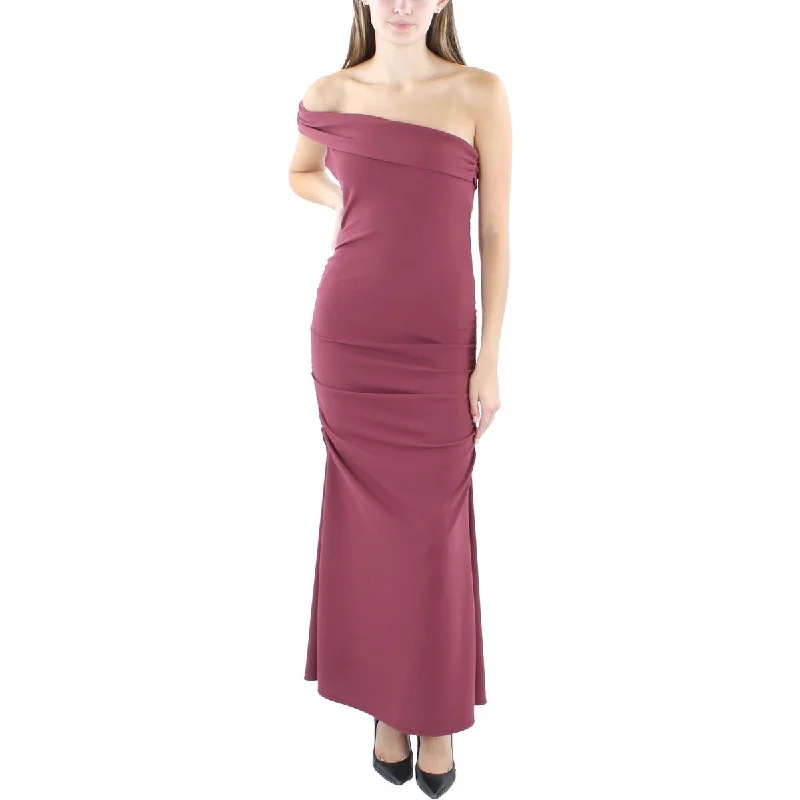 Wrap Dresses for Adjustable -24seven Comfort Apparel Womens Ruched Textured Maxi Dress