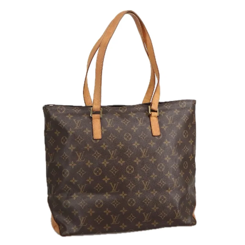 Handle bags with contrast stitching for detail -Louis Vuitton Mezzo  Canvas Tote Bag (Pre-Owned)