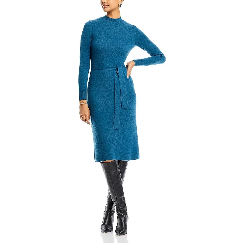 Halter Dresses for Chic Style -Misook Womens Cashmere Midi Sweaterdress