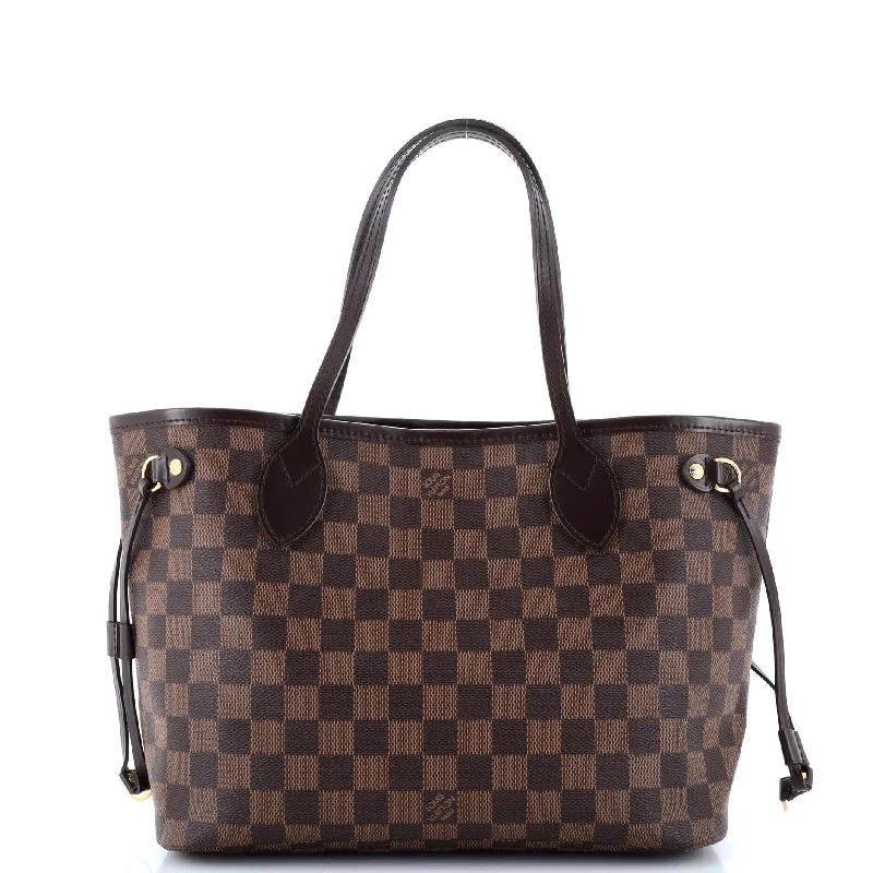 Handle bags with modern cutouts for style -Neverfull Tote Damier PM