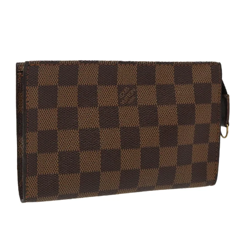 Handle bags with reinforced stitching for durability -Louis Vuitton Trousse De Toilette  Canvas Clutch Bag (Pre-Owned)